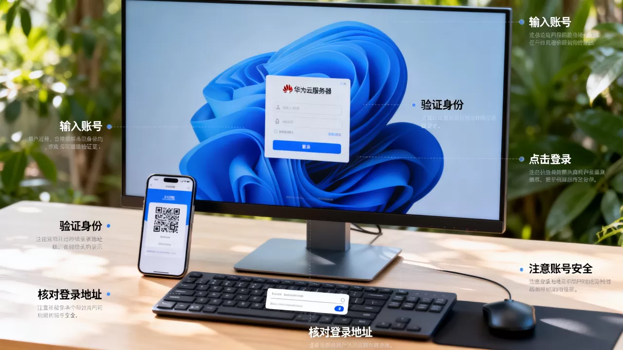 华为云云服务器登录的具体步骤是什么，登录华为云注意事项有哪些？