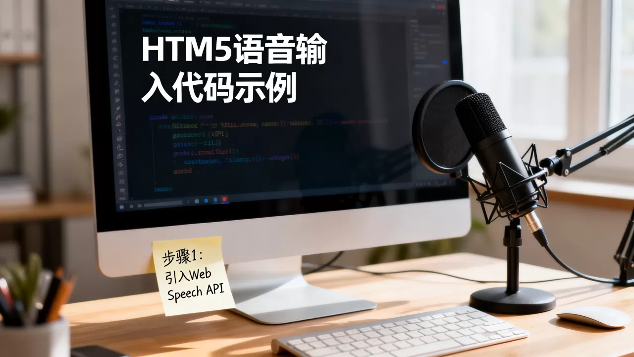 如何用HTML输入实现发送语音代码，怎么做