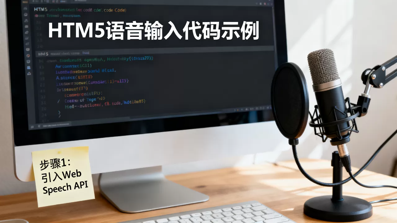 如何用HTML输入实现发送语音代码，怎么做