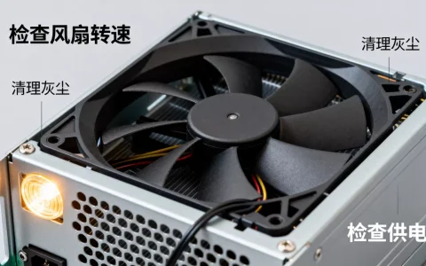 服务器风扇1灯和2灯亮是什么原因，怎么解决？