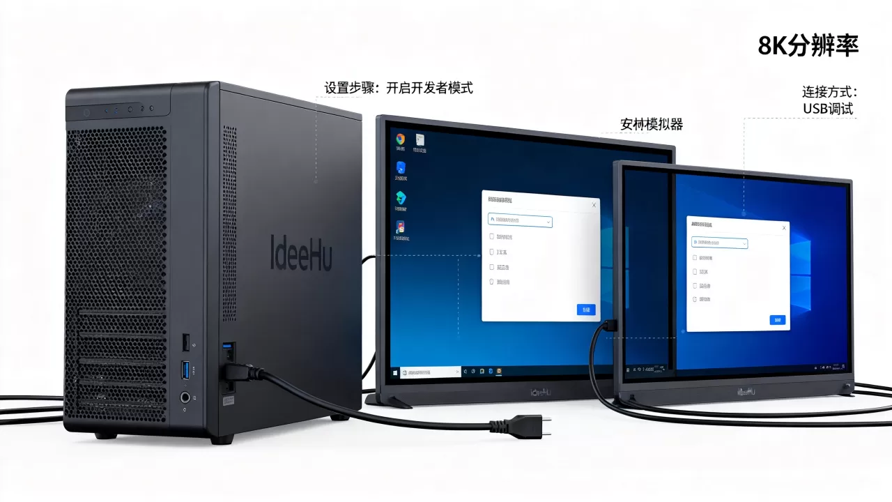 服务器安装安卓模拟器如何设置IdeaHub设备？，怎么用？