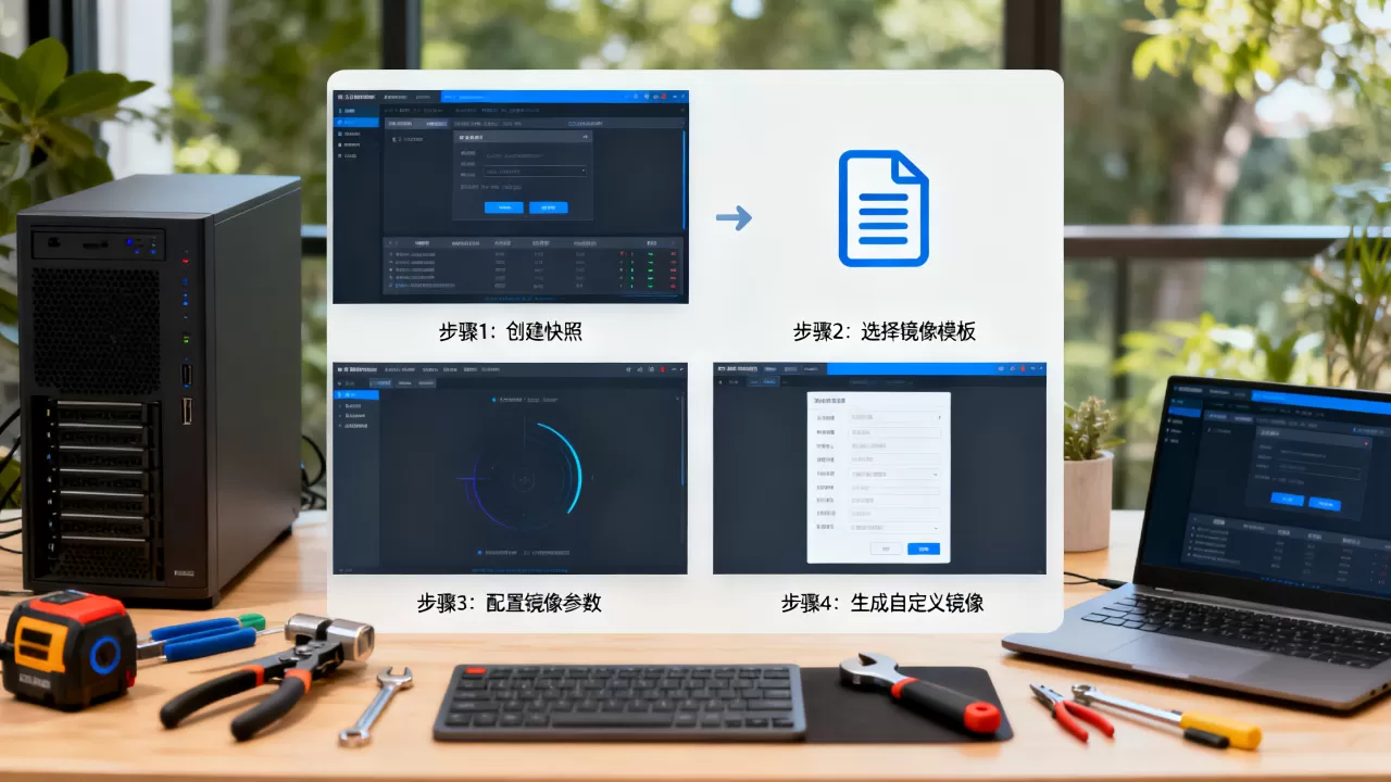 如何基于快照制作自定义镜像?,步骤是什么? 如何基于快照制作自定义镜像?,步骤是什么?