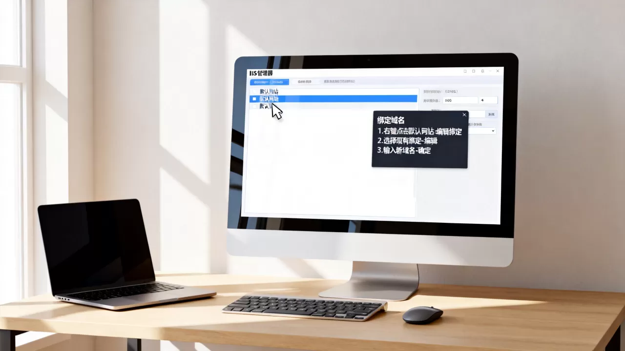 IIS修改默认网站和已绑定域名怎么操作,有哪些步骤 IIS修改默认网站和已绑定域名怎么操作,有哪些步骤