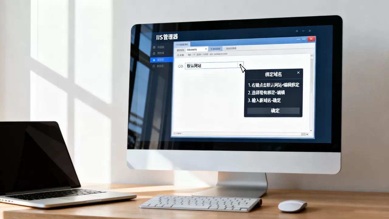IIS修改默认网站和已绑定域名怎么操作,有哪些步骤 IIS修改默认网站和已绑定域名怎么操作,有哪些步骤