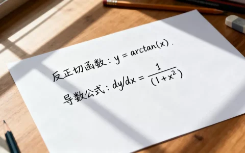 反正切函数的导数怎么求？，求导公式是什么
