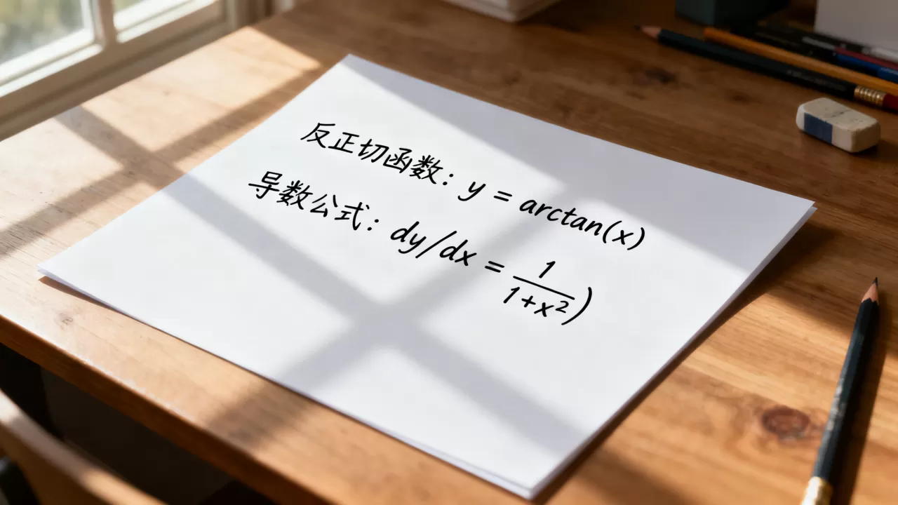 反正切函数的导数怎么求？，求导公式是什么
