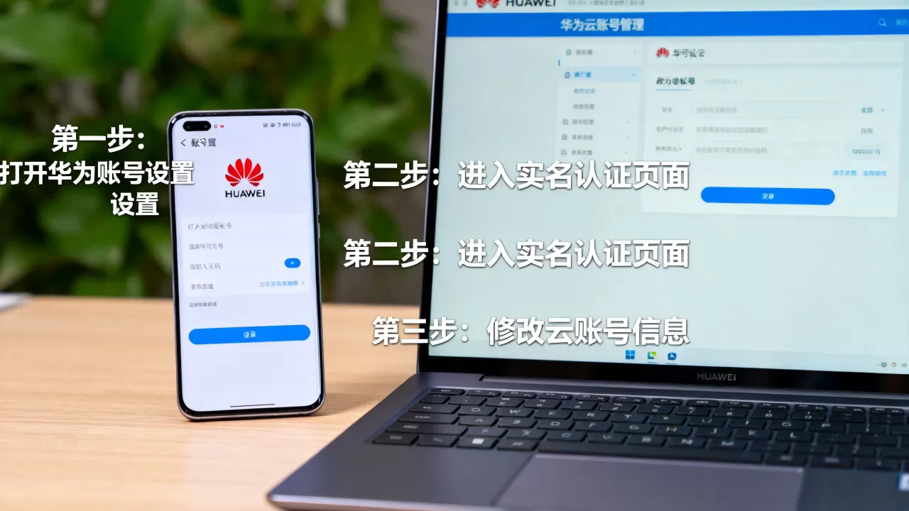 华为账号实名认证怎么改，华为云账号怎么改？