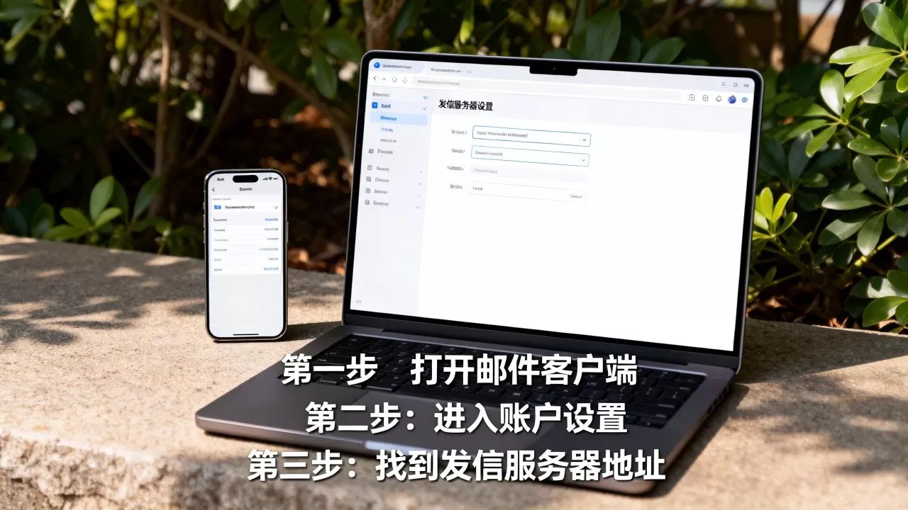 发信邮件服务器地址在哪里查看？，怎么设置
