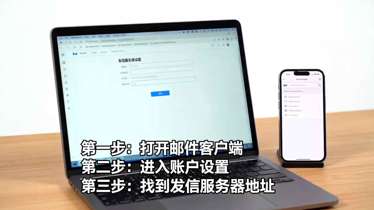 发信邮件服务器地址在哪里查看？，怎么设置