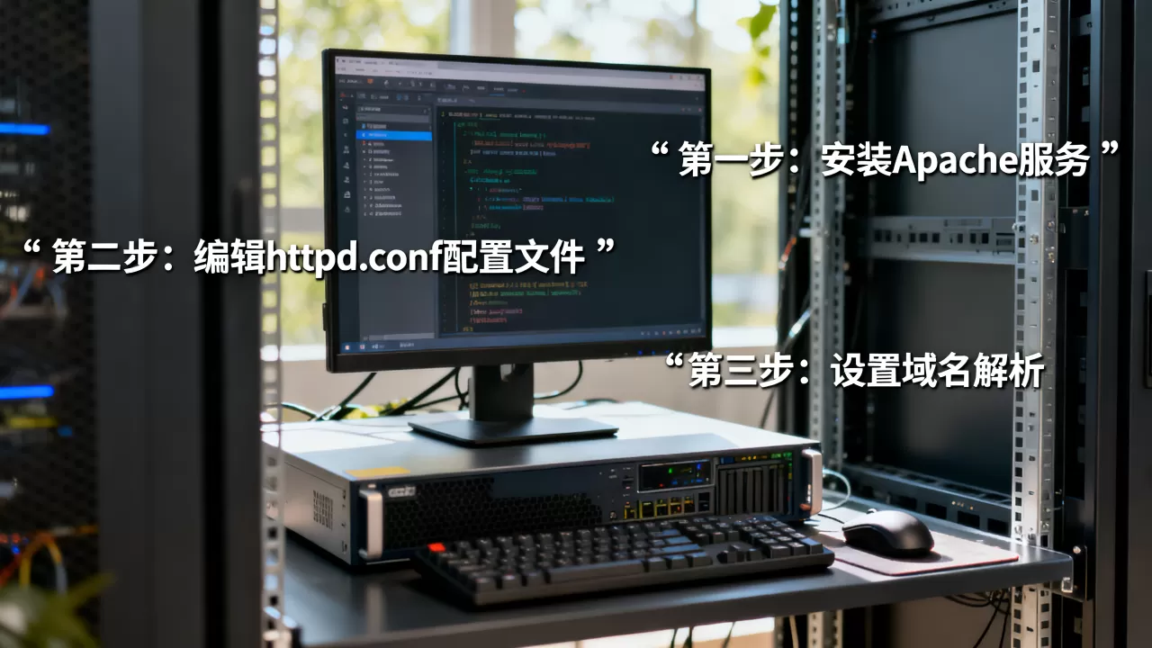 服务器上如何配置Apache域名访问,具体步骤有哪些? 服务器上如何配置Apache域名访问,具体步骤有哪些?