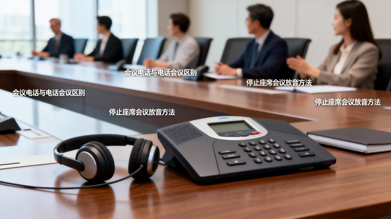会议电话与电话会议有何区别?如何停止座席会议放音 会议电话与电话会议有何区别?如何停止座席会议放音