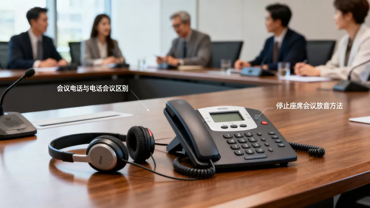 会议电话与电话会议有何区别?如何停止座席会议放音 会议电话与电话会议有何区别?如何停止座席会议放音