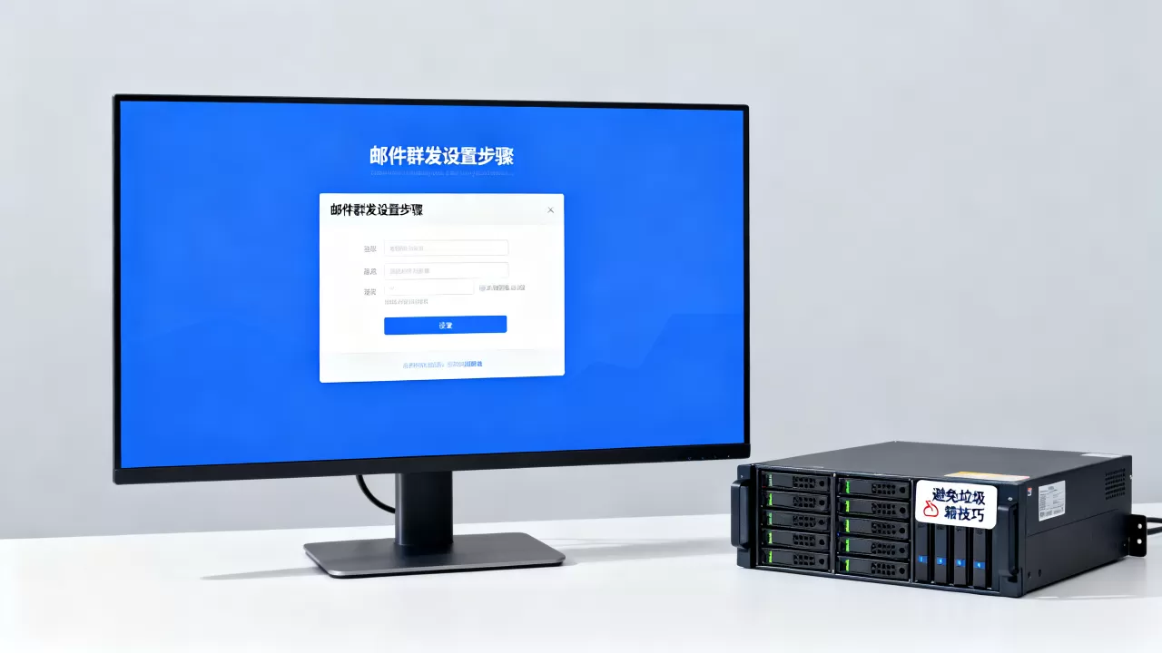 服务器邮件群发怎么设置,如何避免进垃圾箱
