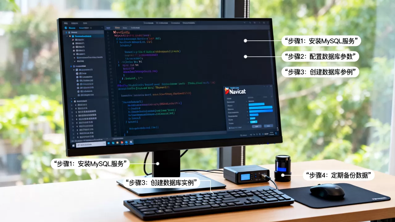 如何在本机建立mysql数据库？, 怎么维护？