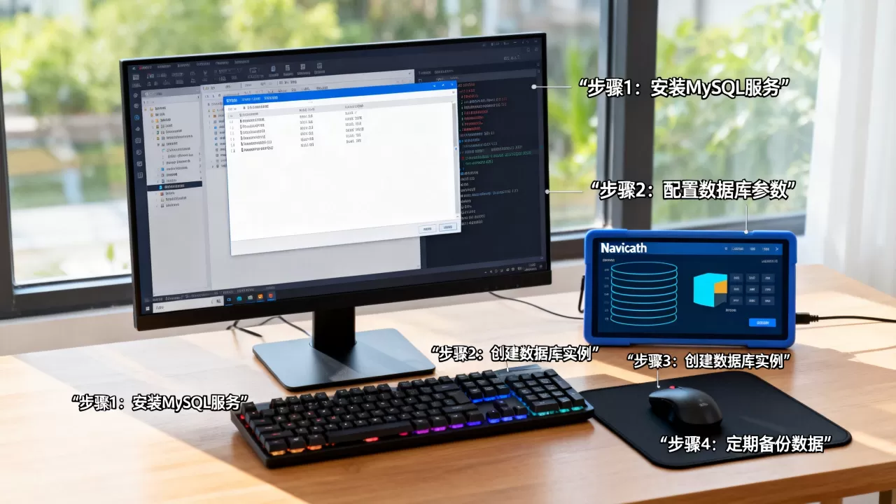 如何在本机建立mysql数据库？, 怎么维护？