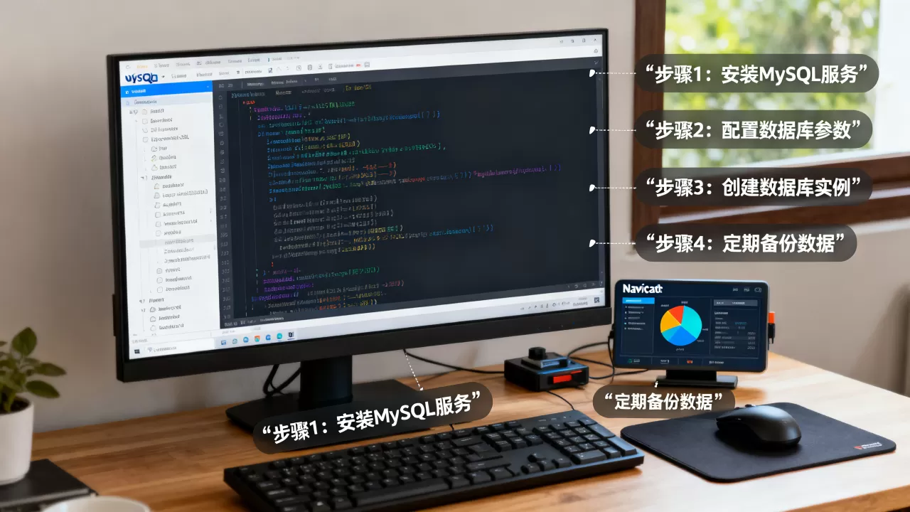 如何在本机建立mysql数据库？, 怎么维护？