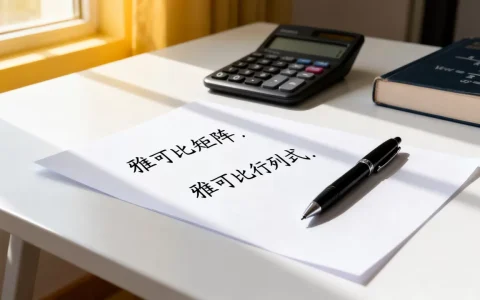 雅可比矩阵的定义是什么，雅可比行列式怎么计算
