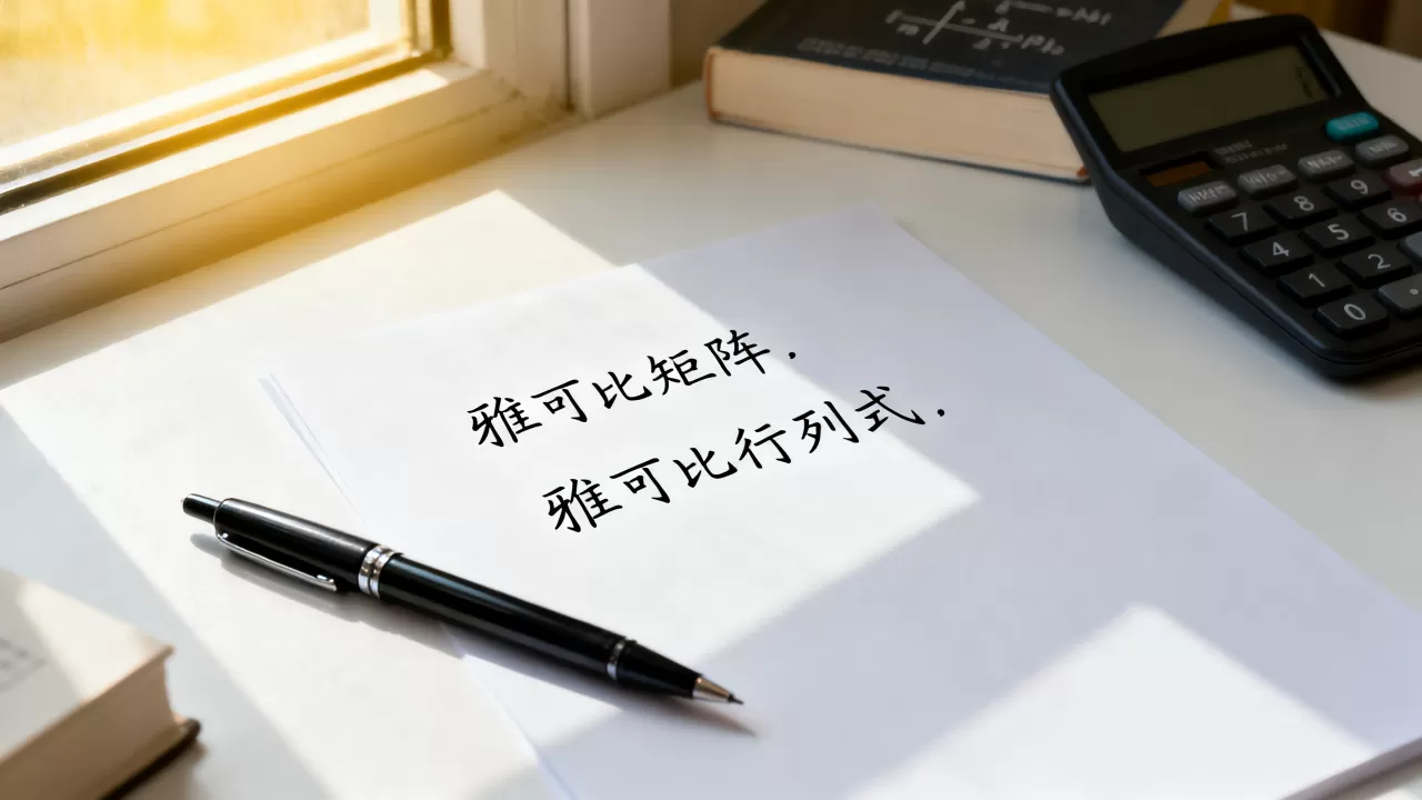 雅可比矩阵的定义是什么,雅可比行列式怎么计算 雅可比矩阵的定义是什么,雅可比行列式怎么计算