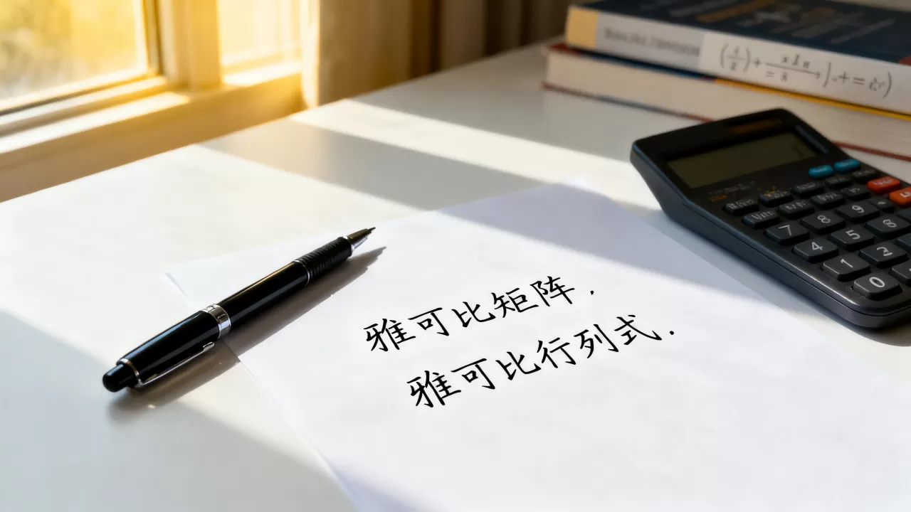 雅可比矩阵的定义是什么,雅可比行列式怎么计算 雅可比矩阵的定义是什么,雅可比行列式怎么计算