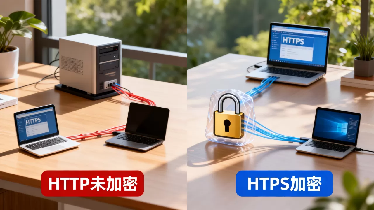 HTTP加密和HTTPS加密有何区别？，哪个更安全？