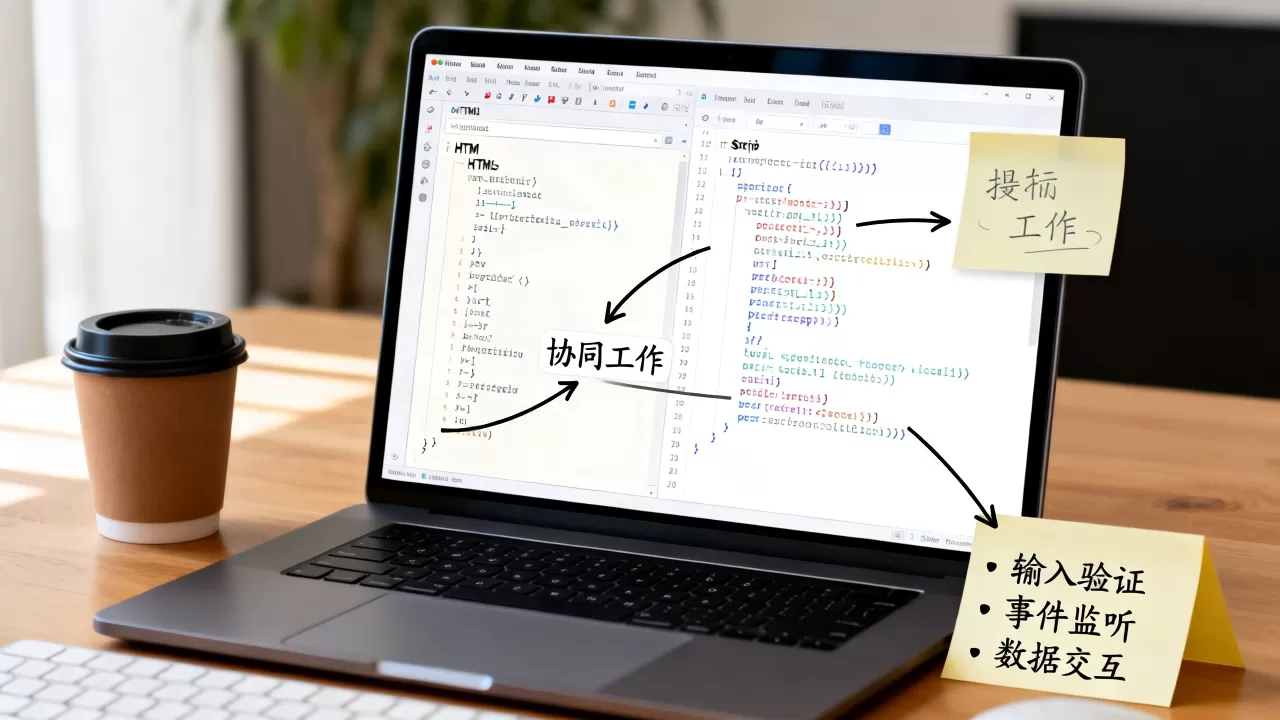 HTML输入和脚本语言如何协同工作,有哪些技巧? HTML输入和脚本语言如何协同工作,有哪些技巧?