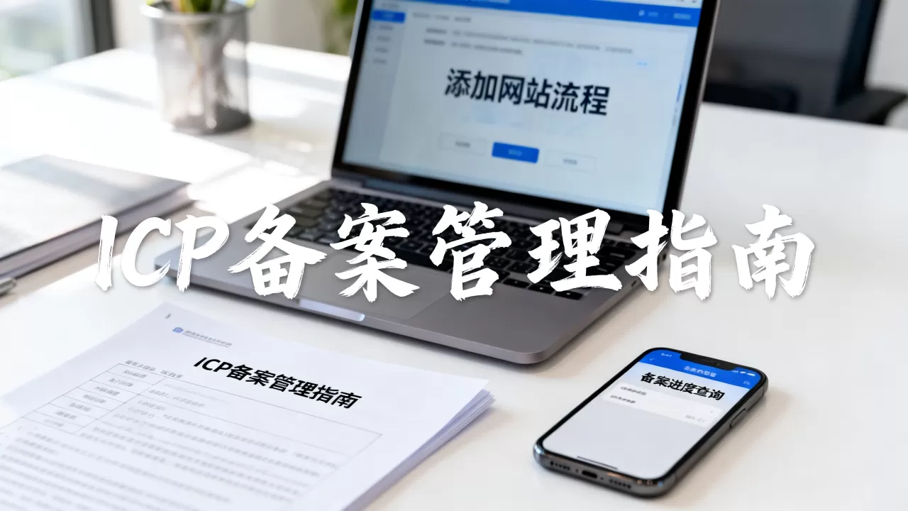 如何添加网站和管理ICP备案信息？，怎么办理？