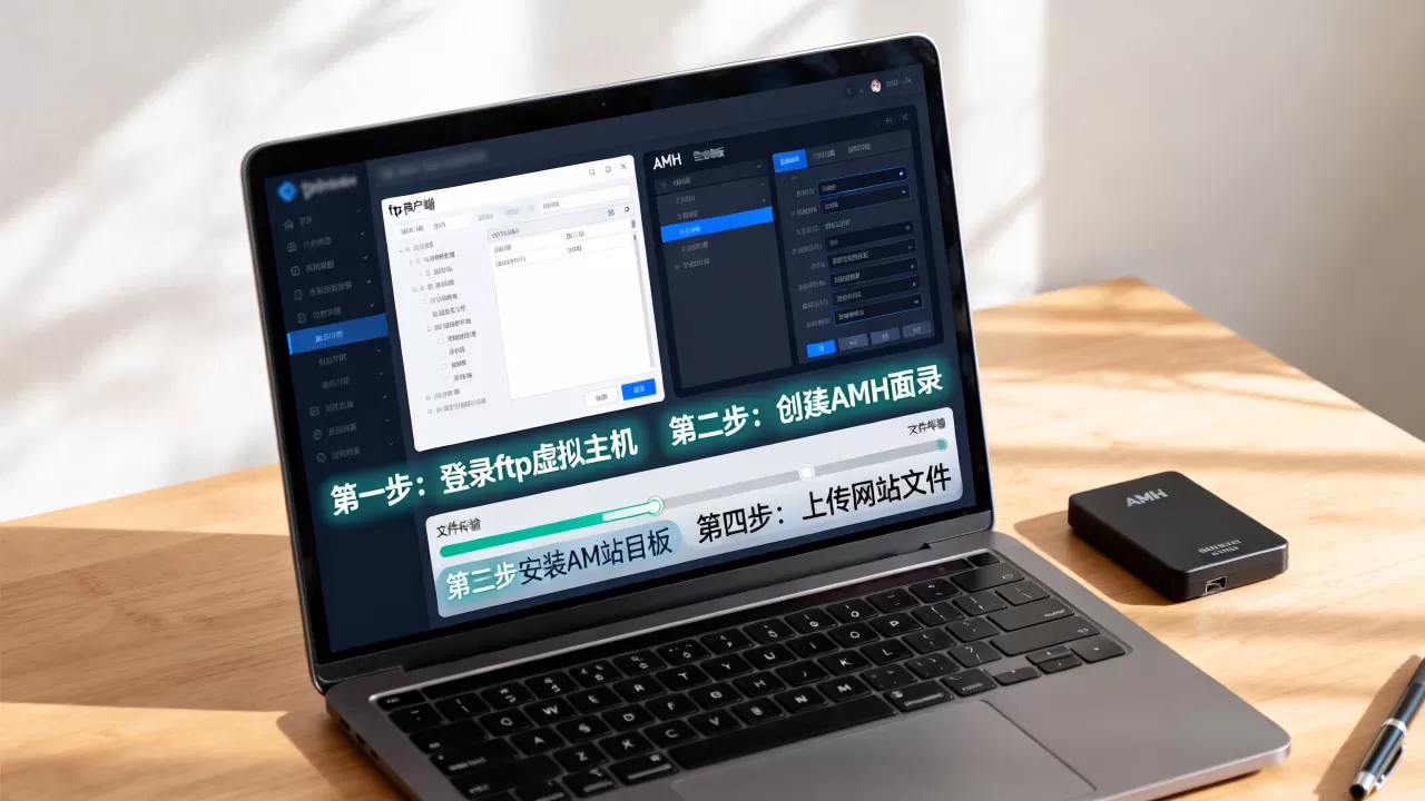 ftp虚拟主机怎么用AMH建站，有哪些步骤？