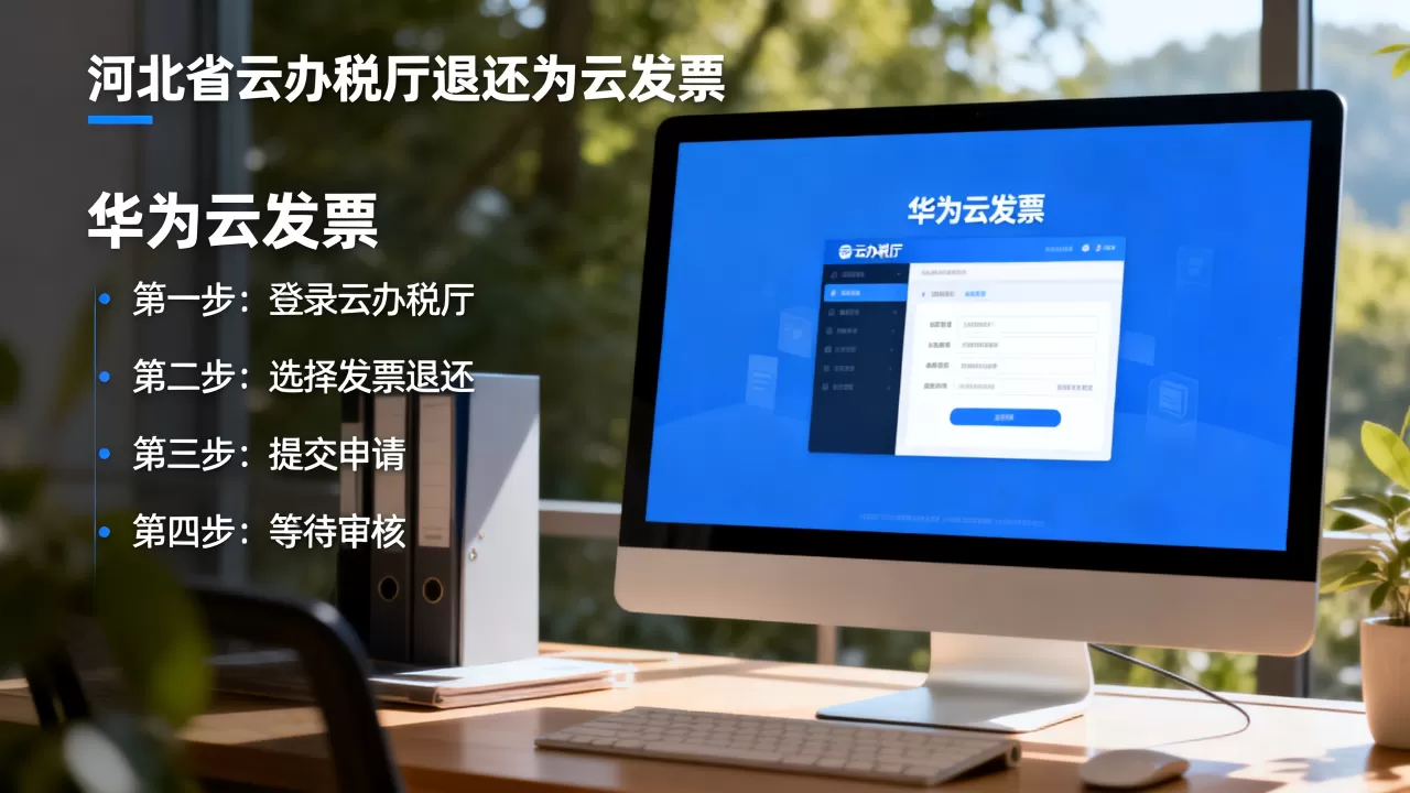 河北省云办税厅怎么退还华为云发票，流程是什么？