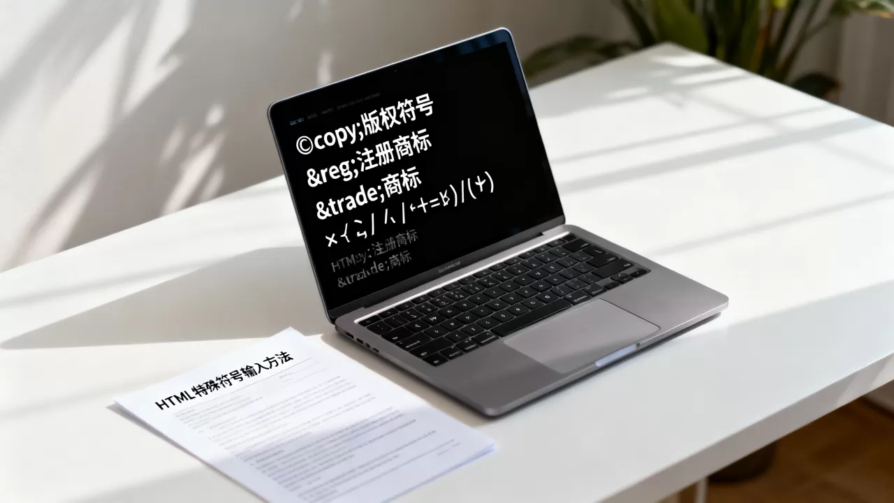 在HTML中如何输入特殊符号，都有哪些常用输入方法？