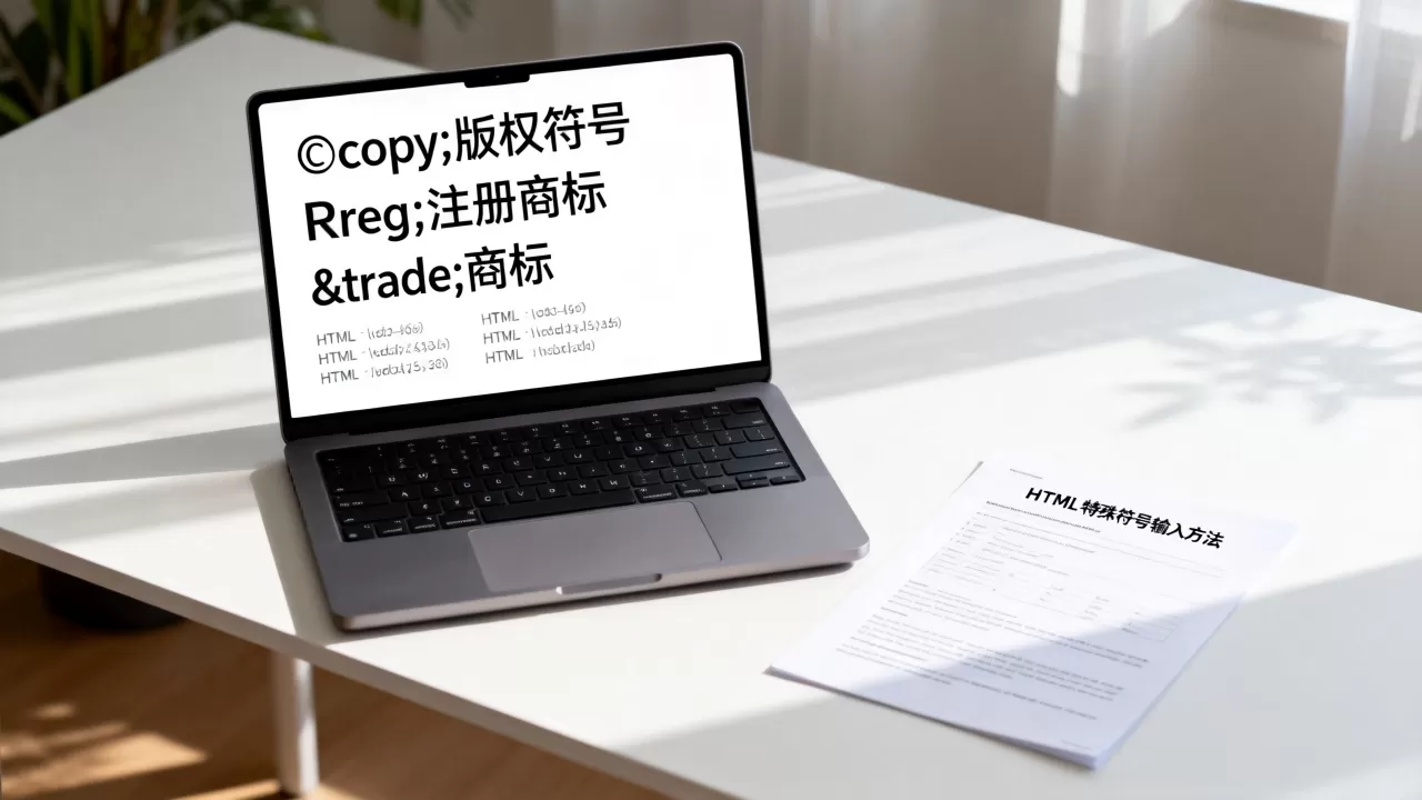 在HTML中如何输入特殊符号，都有哪些常用输入方法？
