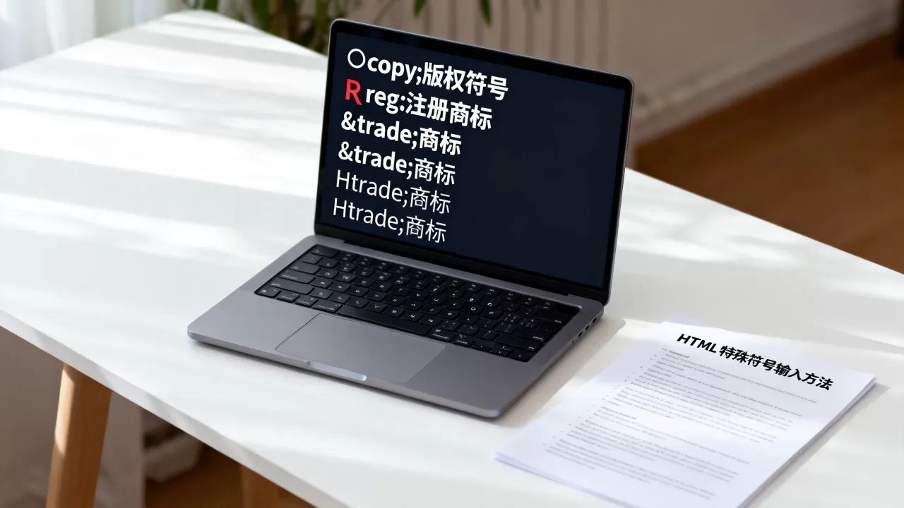 在HTML中如何输入特殊符号，都有哪些常用输入方法？