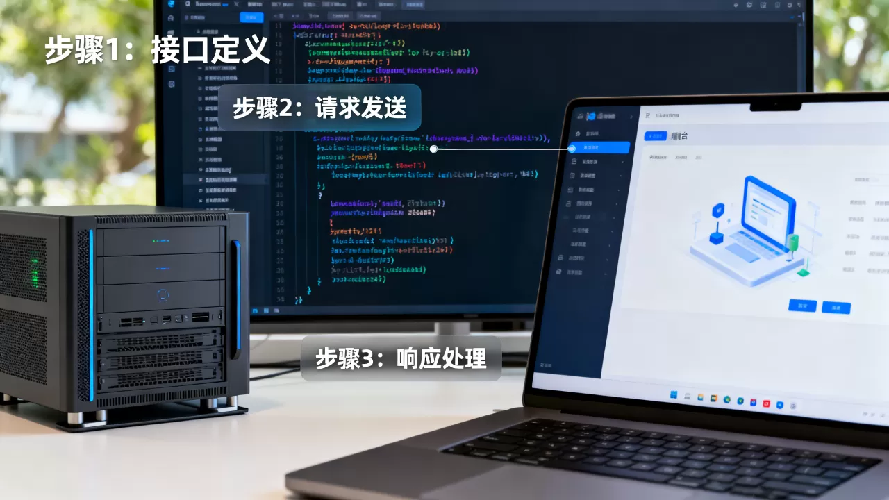 后台调用前台的具体实现方法是什么, 详细步骤有哪些？