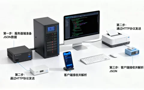 如何从服务器端发送json到客户端？,有哪些步骤？