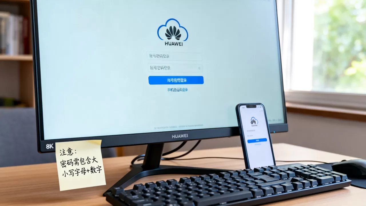 华为云后台如何正确登录，有哪些注意事项？