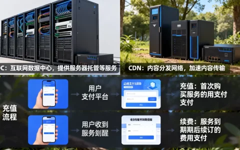 IDC和CDN有什么区别，充值和续费的区别？