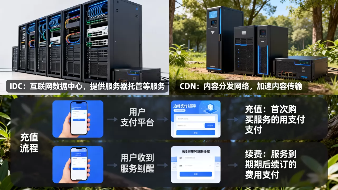 IDC和CDN有什么区别,充值和续费的区别? IDC和CDN有什么区别,充值和续费的区别?