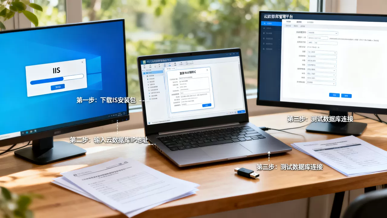 如何安装IIS并连接云数据库?,有哪些步骤? 如何安装IIS并连接云数据库?,有哪些步骤?
