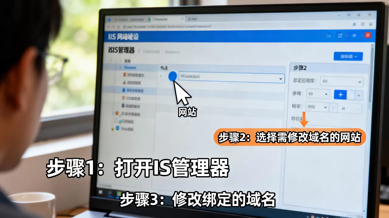 IIS网站建设中如何修改已绑定的网站域名?,操作步骤是什么? IIS网站建设中如何修改已绑定的网站域名?,操作步骤是什么?