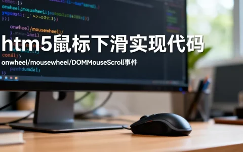 html5鼠标下滑怎么实现？，鼠标滚轮事件有哪些？