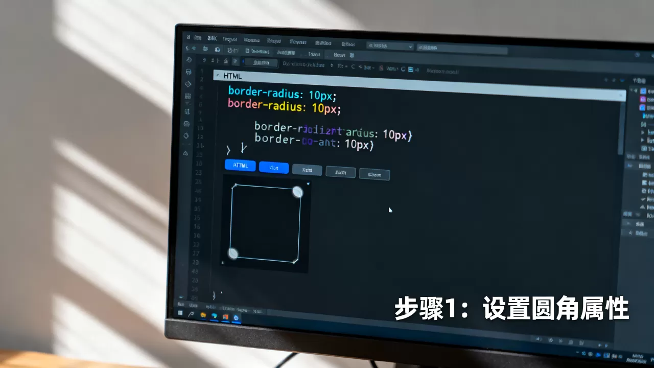 html中如何设置边框圆角？，边框圆角怎么设置