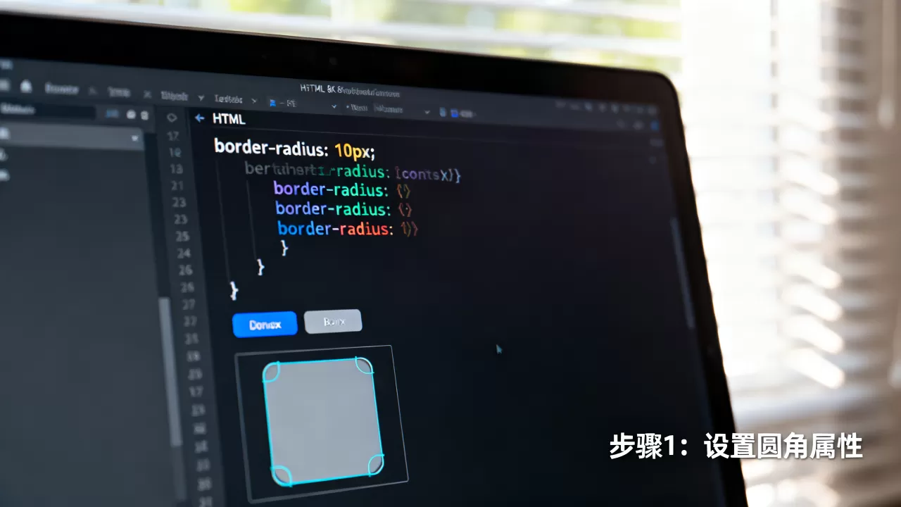 html中如何设置边框圆角？，边框圆角怎么设置