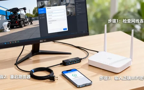 监控显示屏网络连接怎么设置？，网络连接不上怎么办