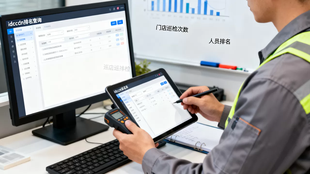 idccdn排名如何查询门店和人员巡检次数排名？，怎么用？