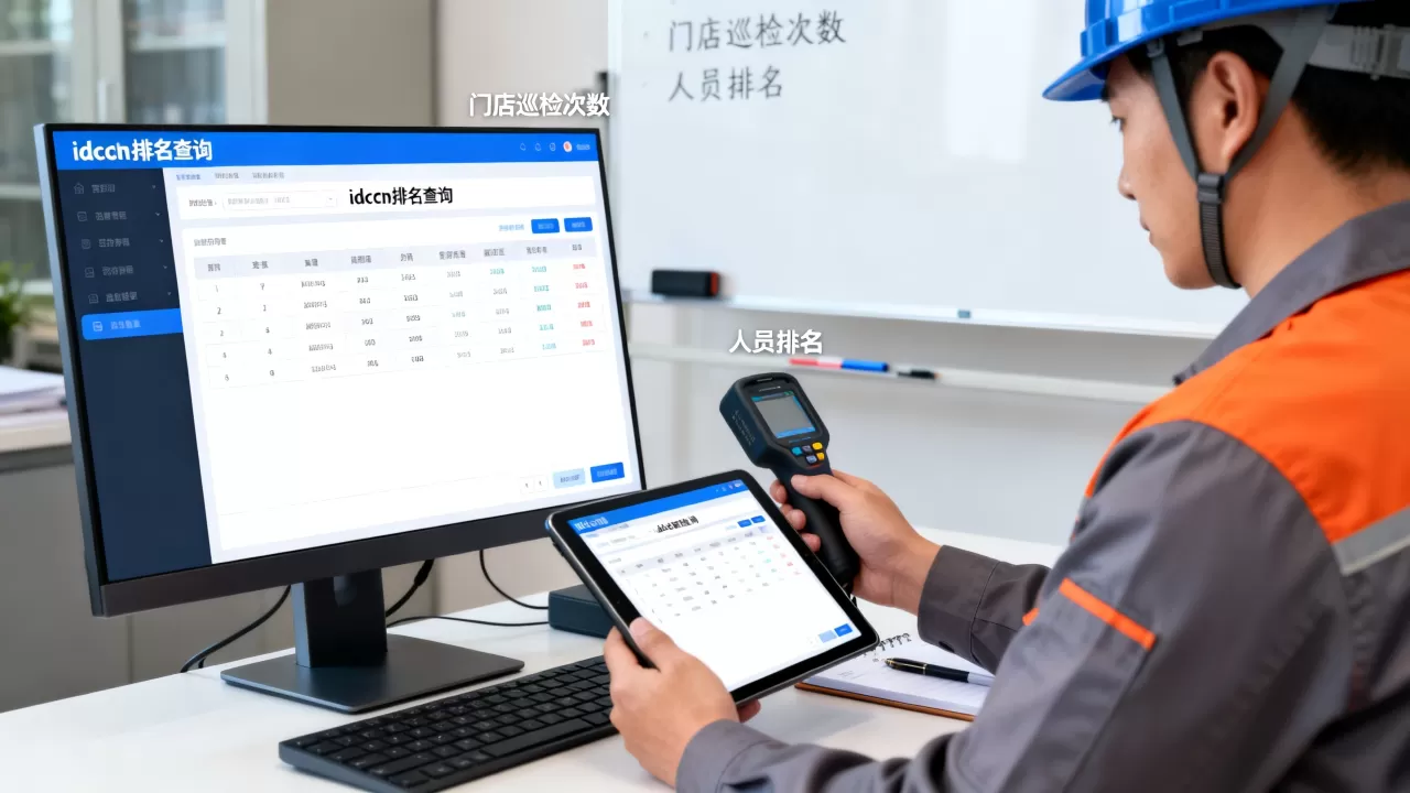 idccdn排名如何查询门店和人员巡检次数排名？，怎么用？