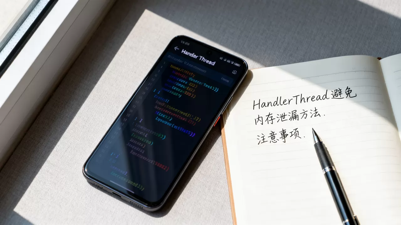 HandlerThread如何避免内存泄漏，注意事项有哪些？