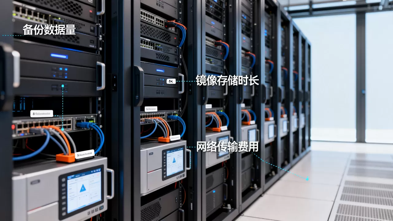 使用备份创建镜像会收取哪些费用？，怎么收费？
