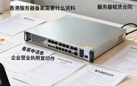 香港服务器需要提交备案资料吗，香港服务器备案需要什么资料？