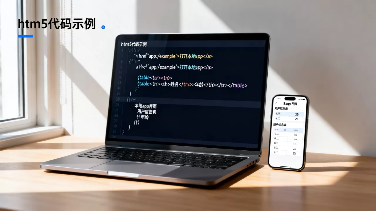 html5如何打开本地app和表，如何实现