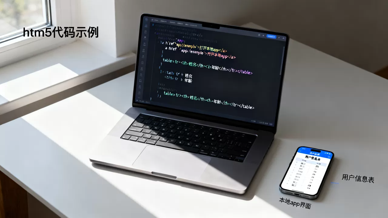 html5如何打开本地app和表，如何实现