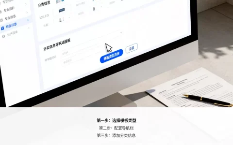 分类信息导航网站模板怎么设置，模板设置步骤有哪些？